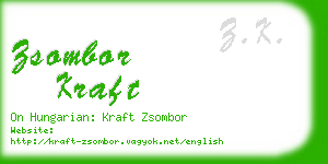 zsombor kraft business card